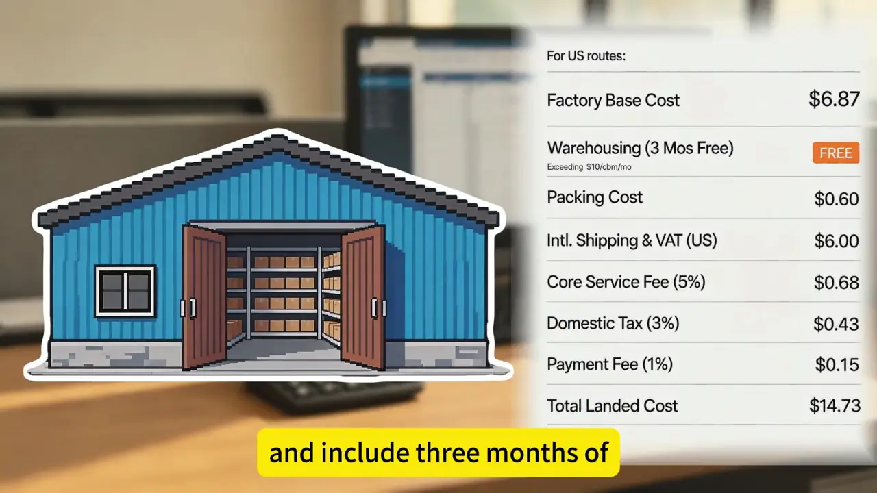 Illustrated cost breakdown shown in the PT5 video